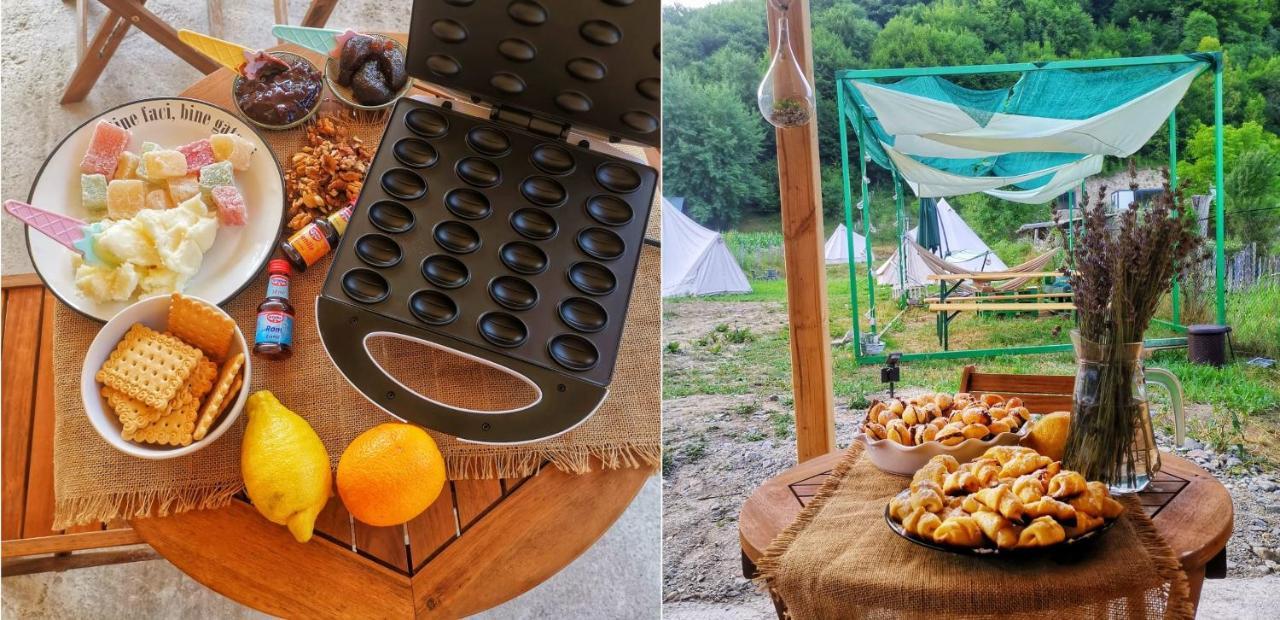 Luna Rock Glamping Brezoi - Blue Scai Exterior photo